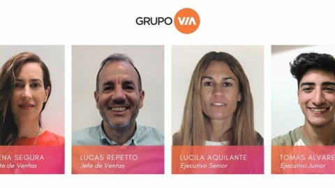 Grupo Vía anuncia nuevos ingresos y ascensos en su equipo comercial