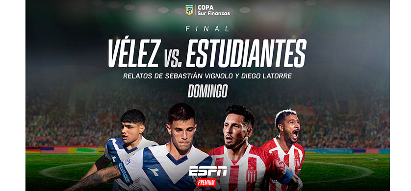Vélez y Estudiantes, en la gran definición de la Copa de la Liga en vivo por ESPN Premium