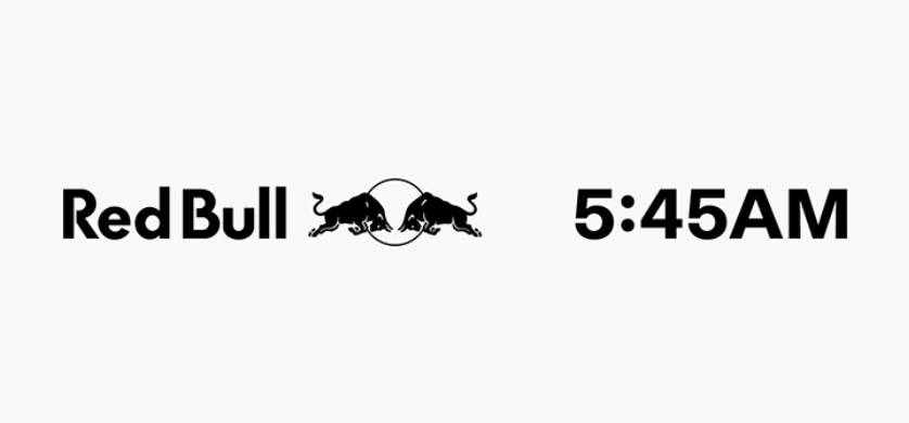 5:45AM comienza a trabajar con Red Bull