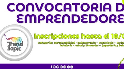 Radio Trend Topic abre una convocatoria solidaria para emprendedores