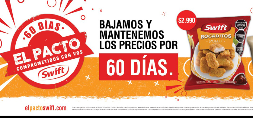 “El Pacto Swift”: la marca bajó los precios de algunos de sus principales productos