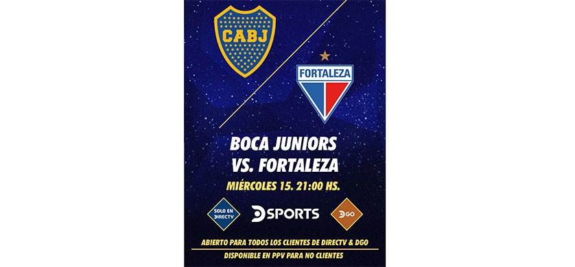 Copa Sudamericana: ¿Cómo ver el partido de Boca Juniors vs. Fortaleza?