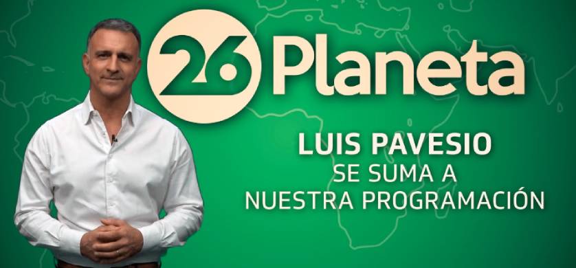 Luis Pavesio se suma a Canal 26