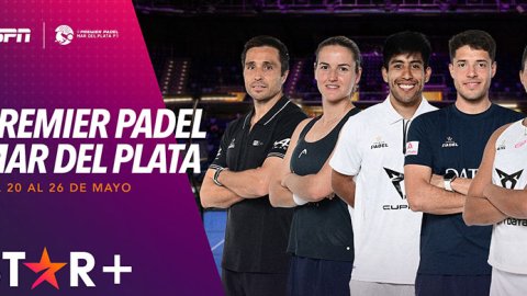 ESPN trae el Premier Padel Mar del Plata a STAR+