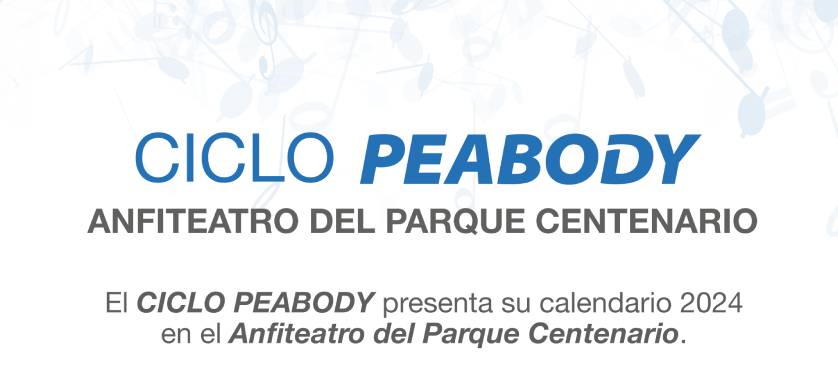 Presentan el Ciclo Peabody en el Anfiteatro Parque Centenario