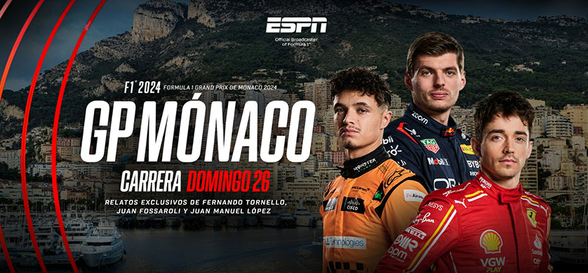 ESPN trae a STAR+ dos citas de lujo, la F1 en Mónaco y el MotoGP en Catalunya