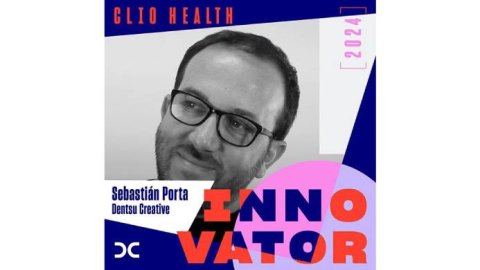 Dentsu Creative celebra a Sebastián Porta como Clio Health Innovator 2024
