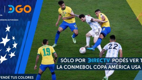 “Enfrentados por el fútbol, unidos por DIRECTV”, la campaña para la Copa América