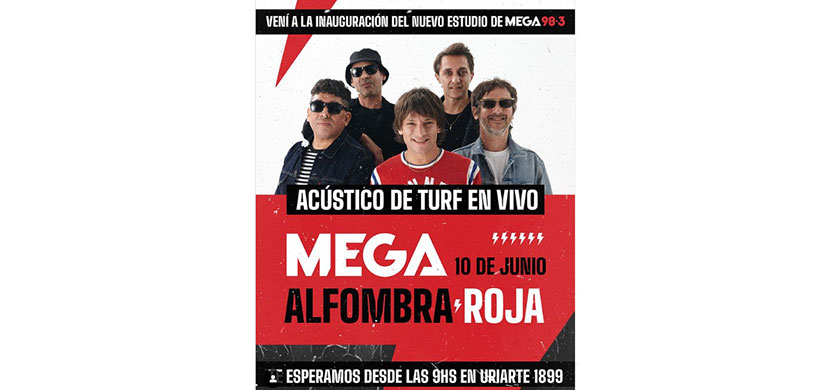 Mega 98.3 estrenará su nuevo estudio y lanza el primer streaming del rock nacional