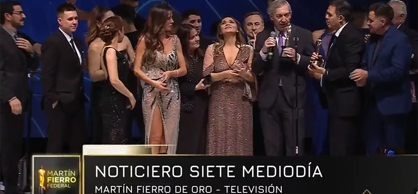 Se entregaron los premios Martin Fierro Federal
