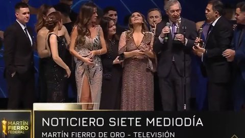 Se entregaron los premios Martin Fierro Federal
