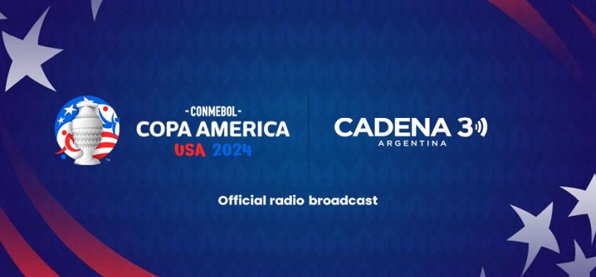Cadena 3 Argentina obtuvo los derechos para la transmisión radial de la Copa América