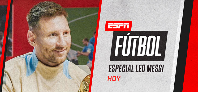 Messi mano a mano en ESPN, entrevista exclusiva