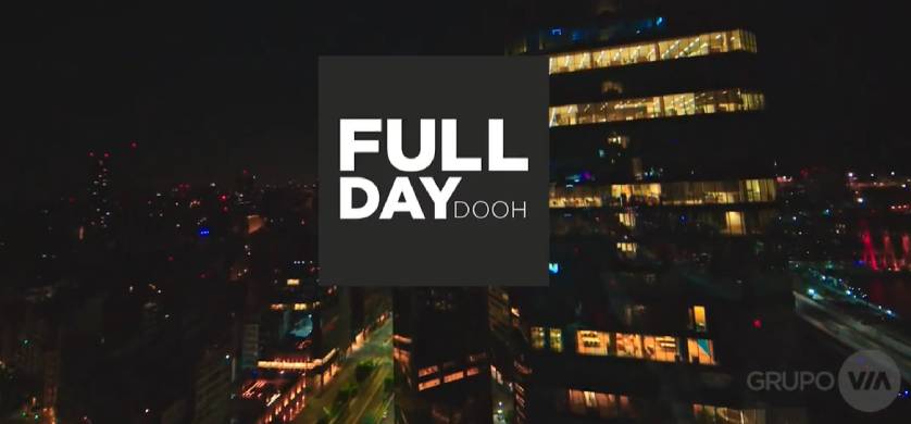 Grupo Vía presentó su propuesta “Full Day Dooh”