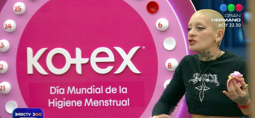 Kotex y Room23 visibilizaron el Día de la Higiene Menstrual en la casa de Gran Hermano