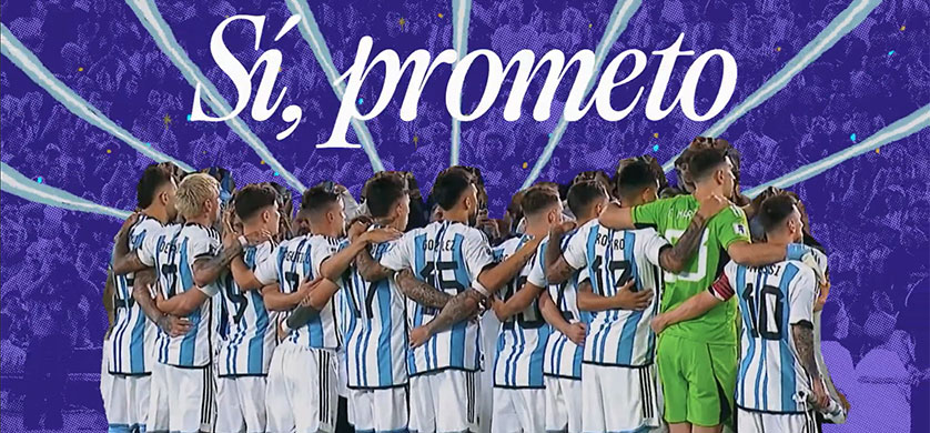 "Sí, Prometo", Noblex y GUT lanzan una promesa a la bandera distinta con la voz de Di María
