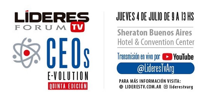 Llega la quinta edición del Líderes TV Fórum "CEOs E-VOLUTION"
