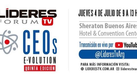 Llega la quinta edición del Líderes TV Fórum "CEOs E-VOLUTION"