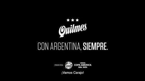 Pre estreno: draftLine y Quilmes lanzan "Con Argentina siempre", el nuevo spot para la copa América 2024  