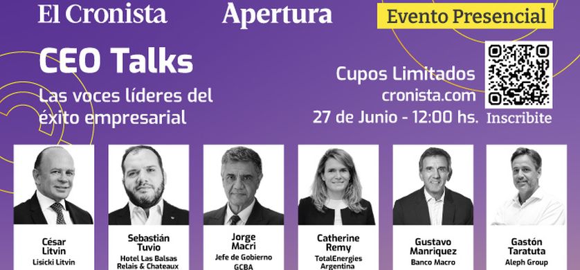 El Cronista presenta una nueva edición del CEO TALKS