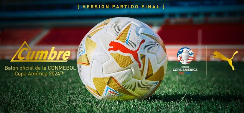 El balón PUMA Cumbre tendrá una edición especial para la final de la Copa América
