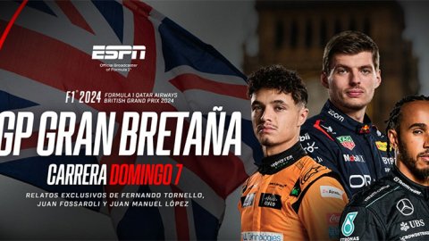 ESPN trae a DISNEY+ la F1 en Gran Bretaña, IndyCar en Mid-Ohio y MotoGP en Alemania