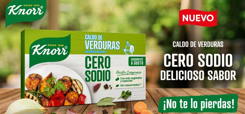 Knorr lanzó Caldo Cerro Sodio y lo presentó con una campaña