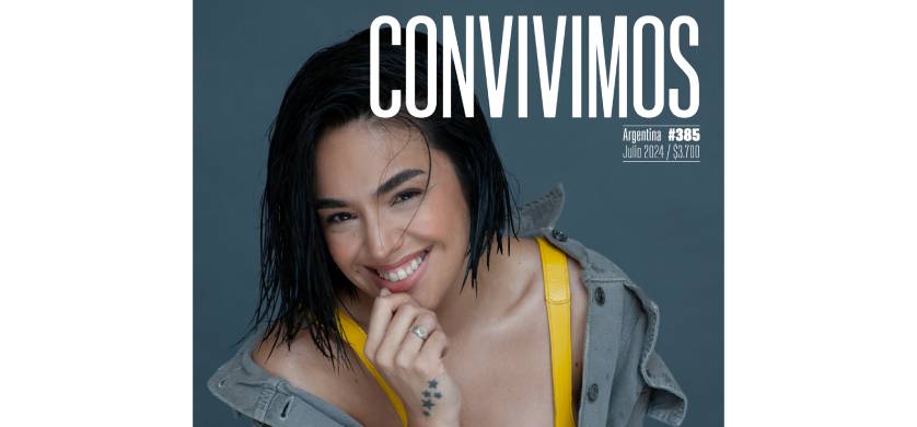 Ángela Leiva es la tapa de Convivimos de Julio