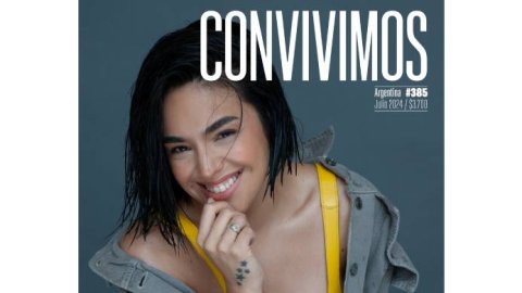 Ángela Leiva es la tapa de Convivimos de Julio