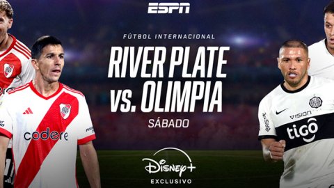 ESPN trae a DISNEY+ el amistoso internacional entre River y Olimpia