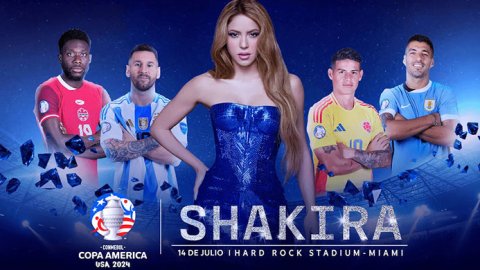 Shakira se presentará en la final de la CONMEBOL Copa América USA 2024