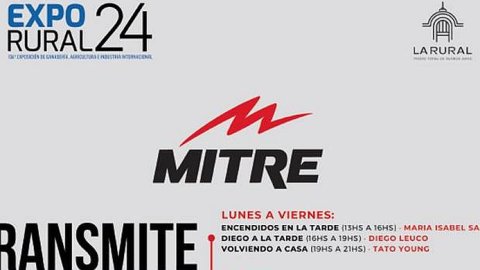 Radio Mitre estará presente en la Expo Rural Ganadera 2024