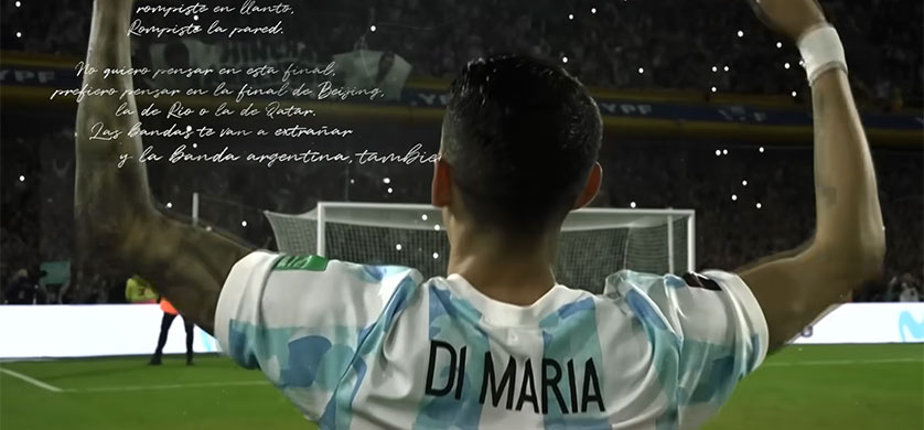 “Carta Real” el emotivo homenaje de TyC Sports a Ángel Di María