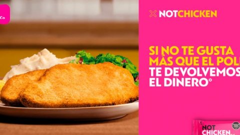 “Si no te gusta más que el pollo, te devolvemos el dinero”, lo nuevo de NotCo