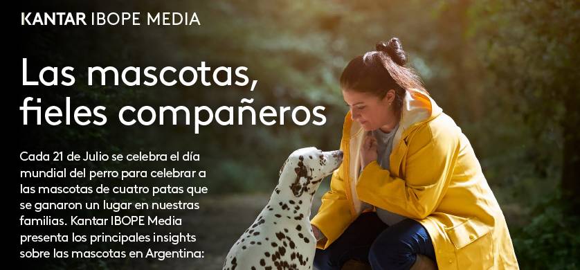 Kantar: Casi 8 de cada 10 hogares argentinos tienen mascota