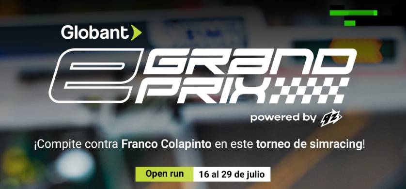 Globant e-Grand Prix: El Torneo de Simracing con Franco Colapinto