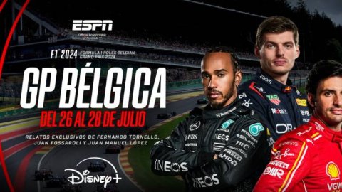 ESPN y Disney+ transmitirán la F1, F2 y F3 en Bélgica