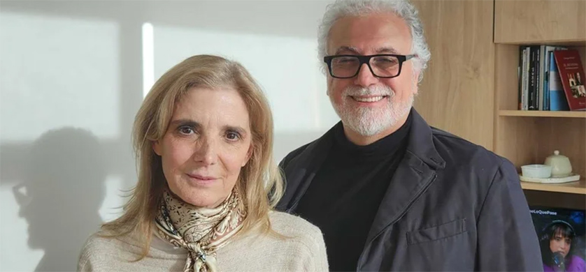 Claudio Villarruel y Bernarda Llorente llegan a El Destape 1070