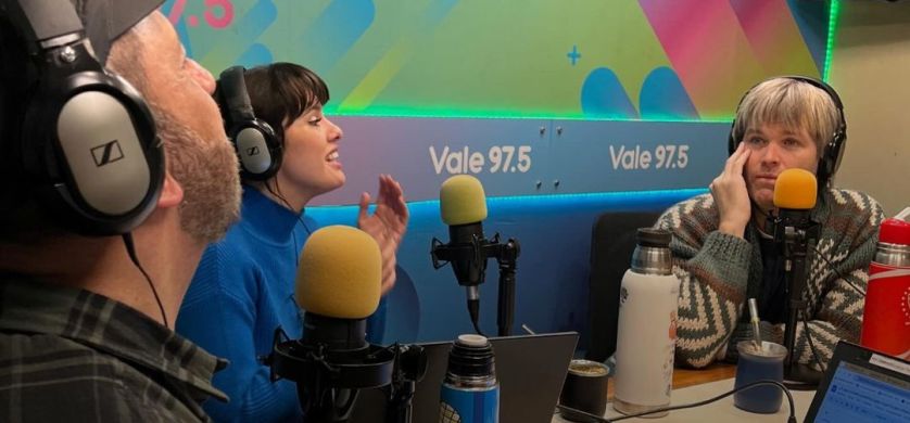 Benja Amadeo visitó Vale 97.5