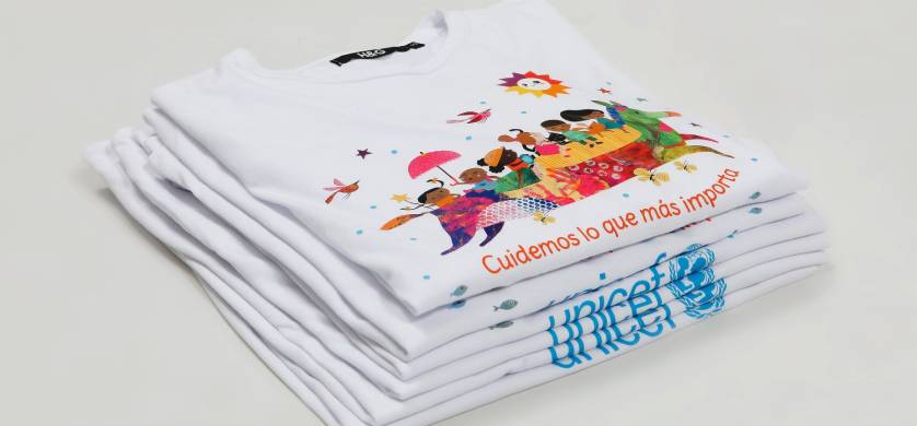 GDN Argentina desarrolló y comercializa para UNICEF la remera oficial de “Un Sol para los Chicos”