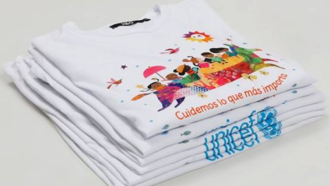 GDN Argentina desarrolló y comercializa para UNICEF la remera oficial de “Un Sol para los Chicos”
