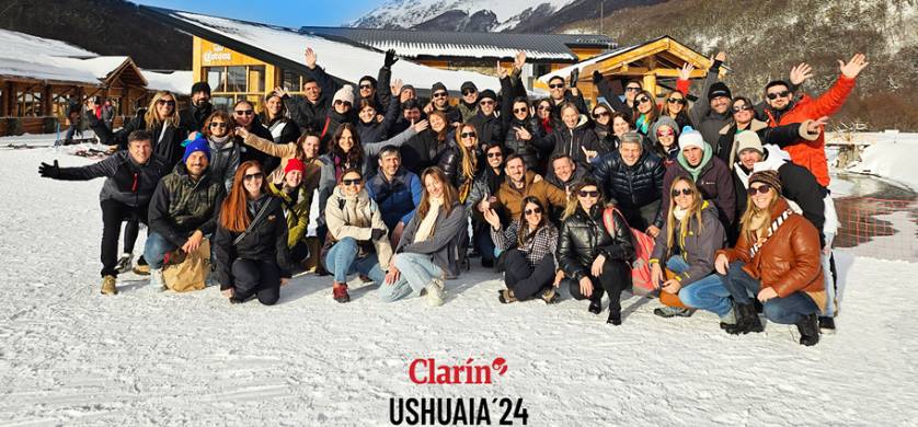 Clarín viajó al fin del mundo junto a clientes y anunciantes