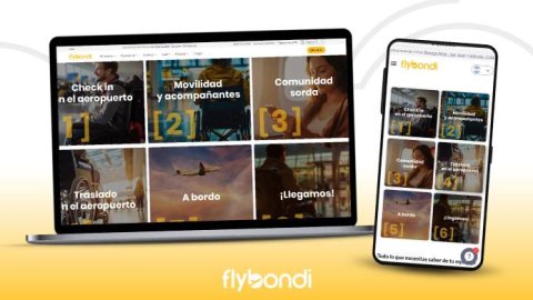 Flybondi desarrolló una sección exclusiva en su web para los pasajeros con discapacidad