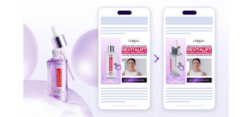 L’Oreal Paris junto a Exte y Publicis presentaron una campaña en 3D y realidad aumentada