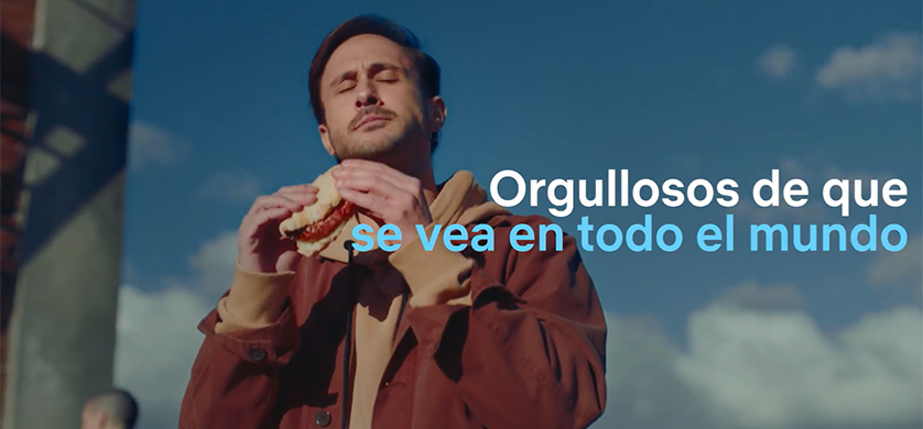 Campaña de Zurda para mostrar el contenido “Hecho en Argentina “ de Netflix