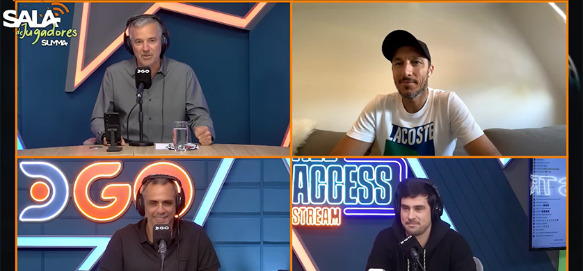 Mónaco, Zabaleta y Pella se sumaron al canal de streaming de DIRECTV