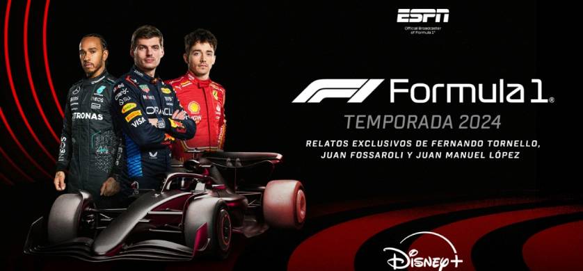 ESPN trae a Disney+ la Fórmula 1 en Países Bajos