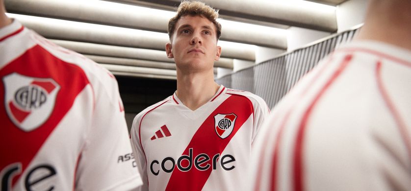 Adidas presenta la nueva camiseta de River Plate