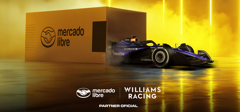 Mercado Libre es el nuevo partner oficial de Williams Racing y Franco Colapinto en la fórmula 1