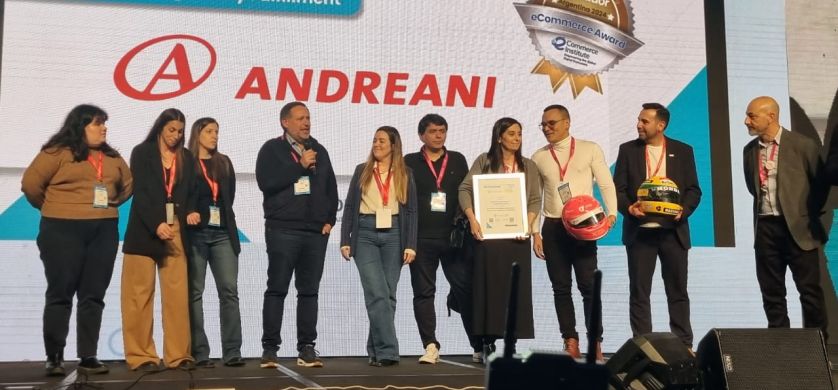 Andreani recibió el premio como “Mejor Proveedor de Servicios y Soluciones de Logística y Fulfillment para digital commerce”